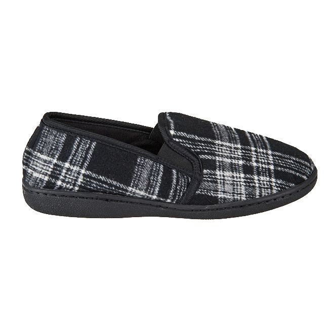 Flexi in house shoes for gentlemen (black)