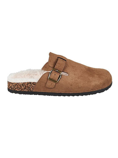 Wool lined winter slippers for gentlemen (beige)