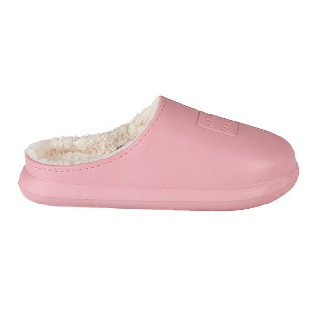 Happy family fleece lined and waterproof slippers for women (Pink)